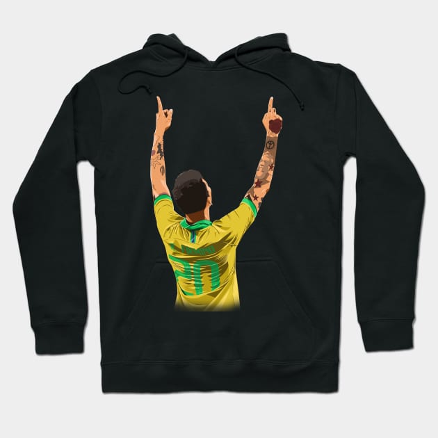 Roberto Firmino Hoodie by Ades_194